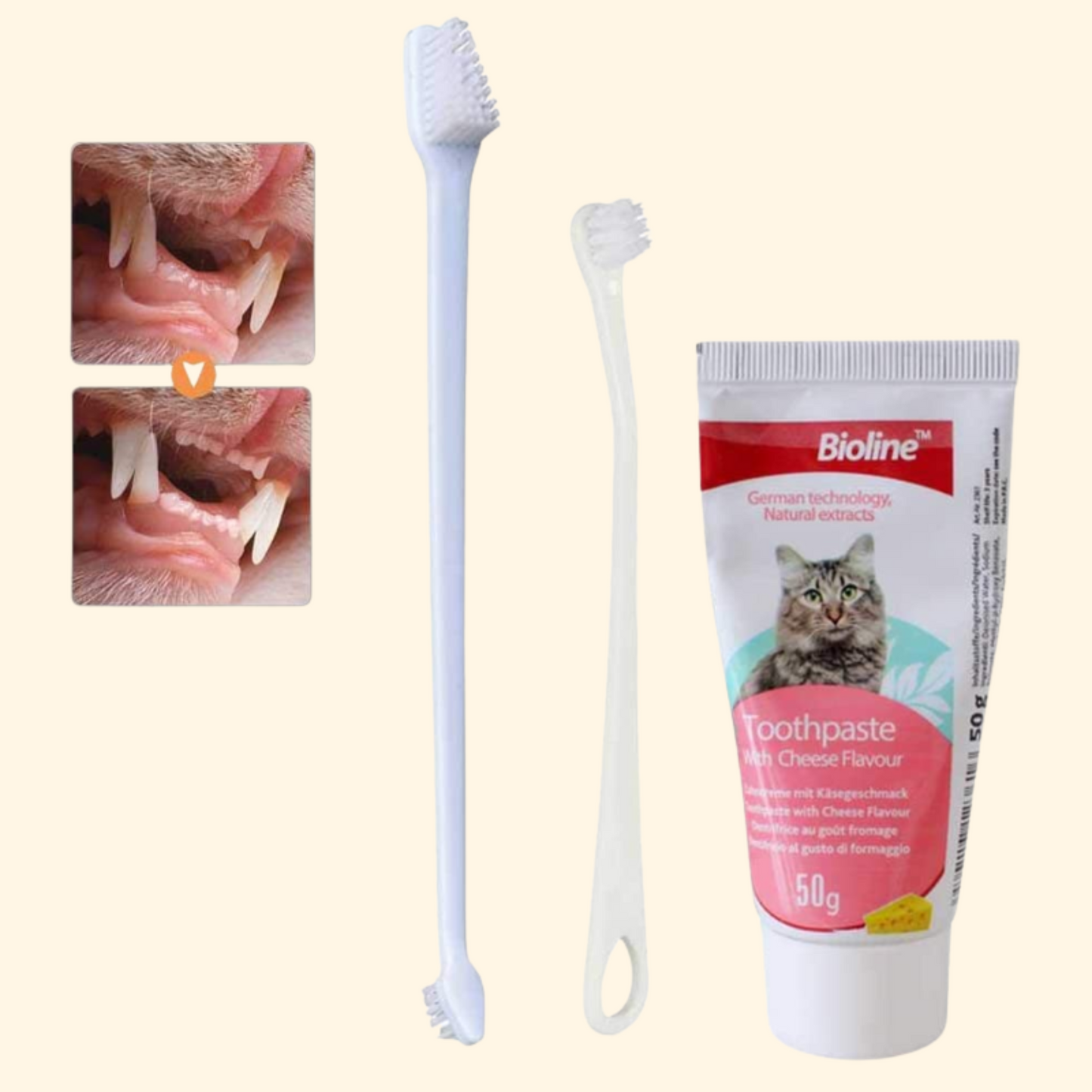 Toothpaste for cat Bioline 50g