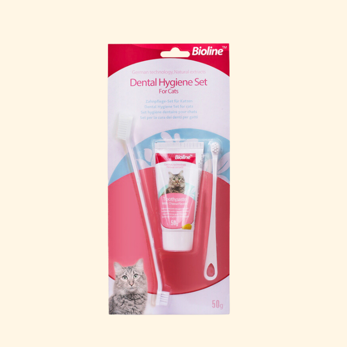 Toothpaste for cat Bioline 50g