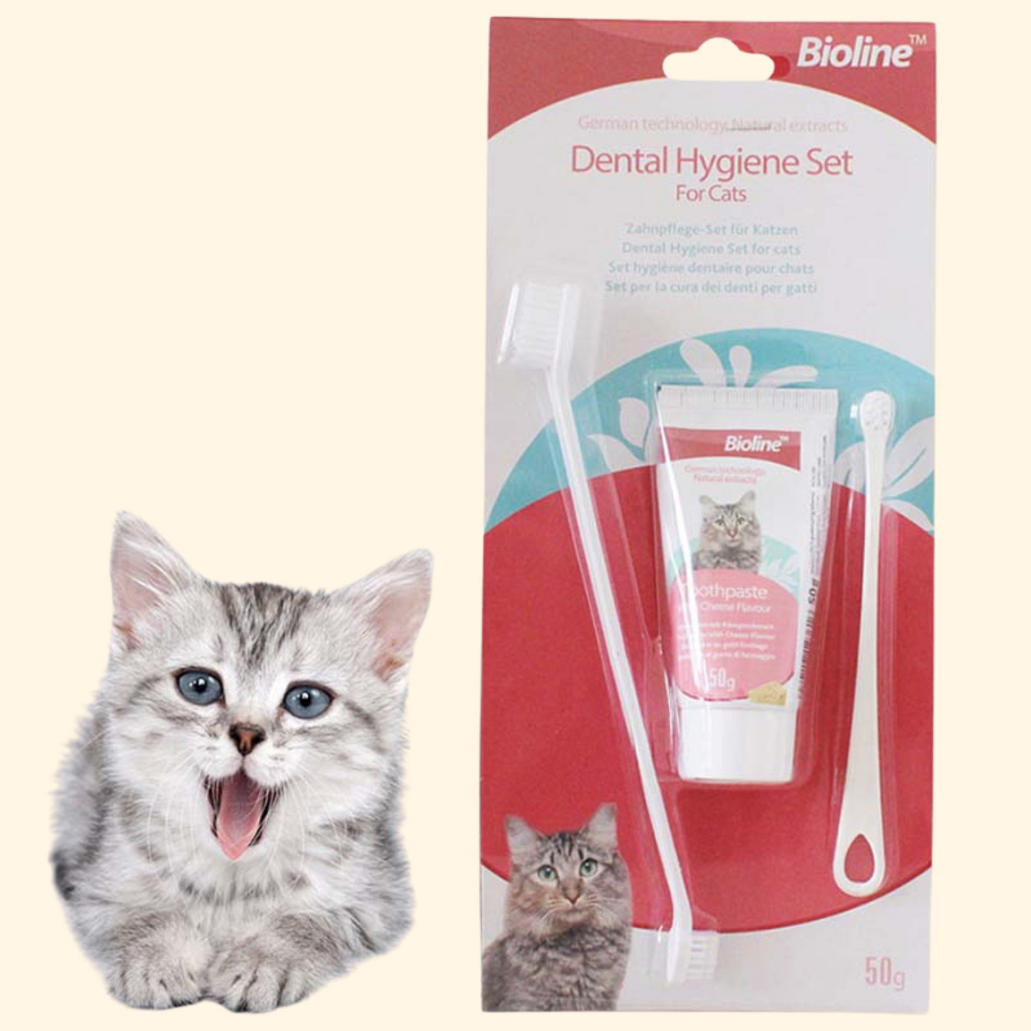 Toothpaste for cat Bioline 50g