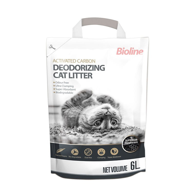 Bioline Charcoal deodorizing cat litter